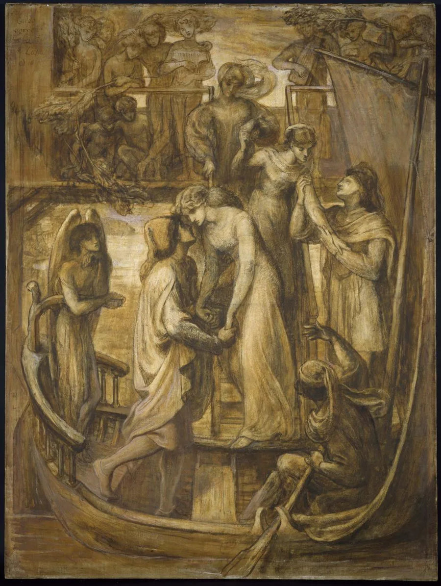 El barco del amor - Dante Gabriel Rossetti