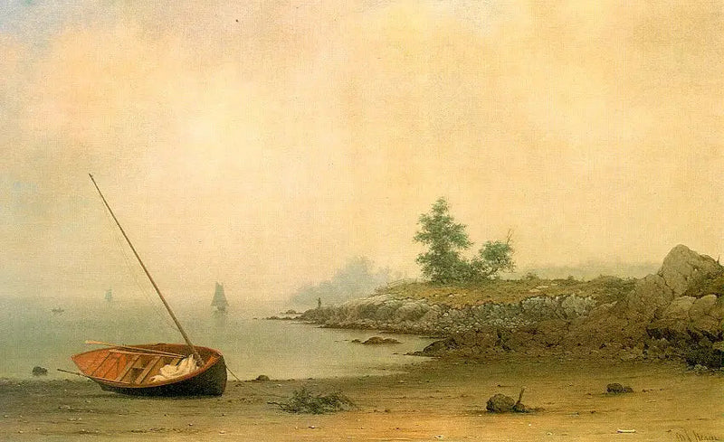 El barco varado - Martin Johnson Heade