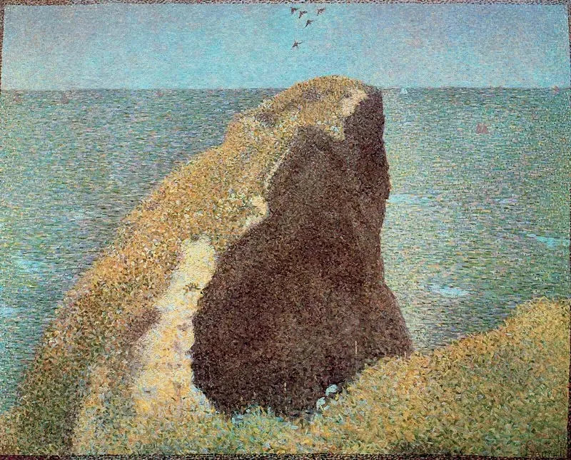 El Pico del Hoc, Grandcamp - Georges Seurat