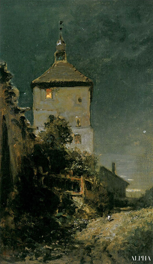 Le Blasturm à Schwandorf - Carl Spitzweg - Reproductions de tableaux et peintures haut de gamme