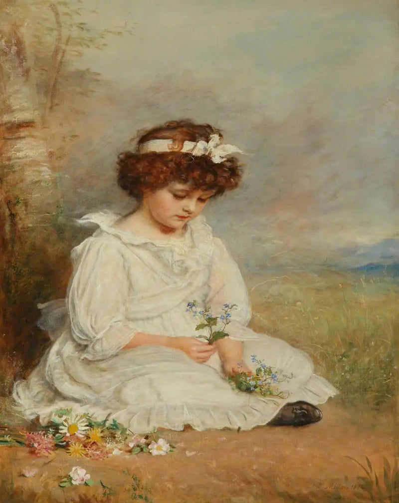 El azul querido de Little Speedwell - John Everett Millais