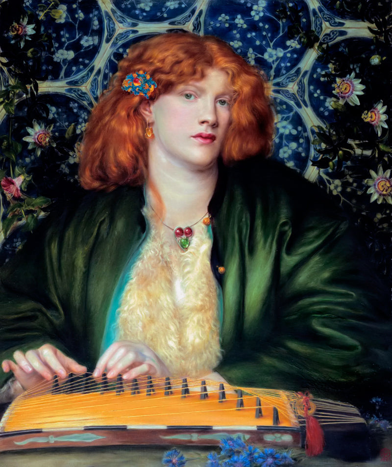 El Bower Azul - Dante Gabriel Rossetti