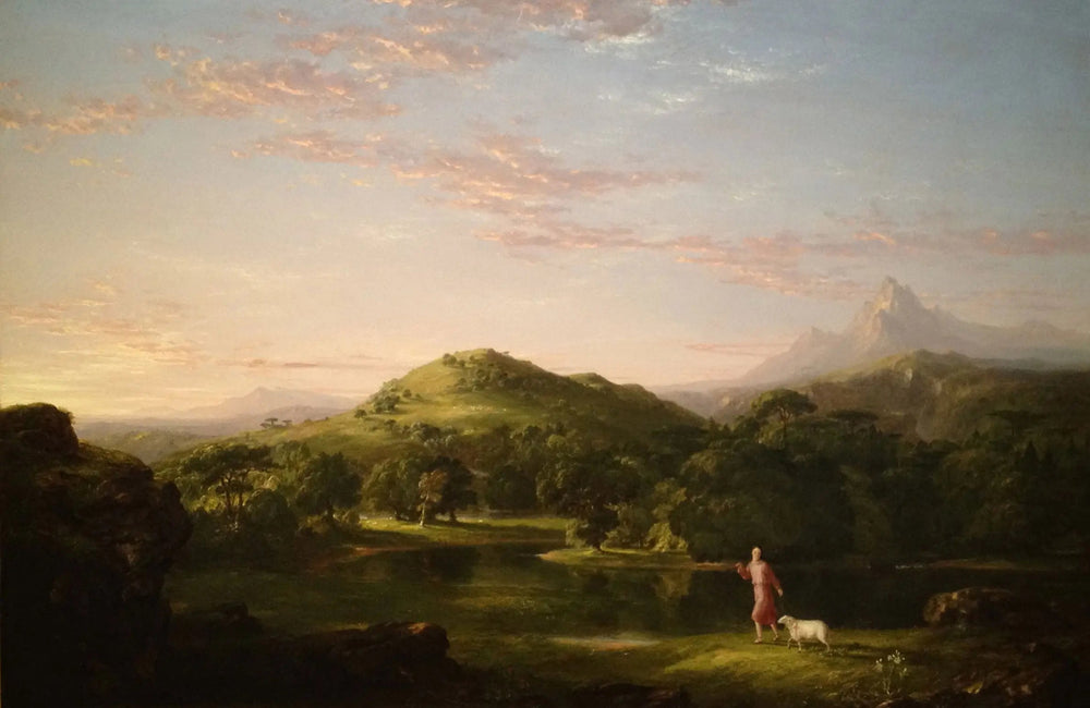 Le Bon Pasteur - Thomas Cole image 1 copie de tableau peinte à la main