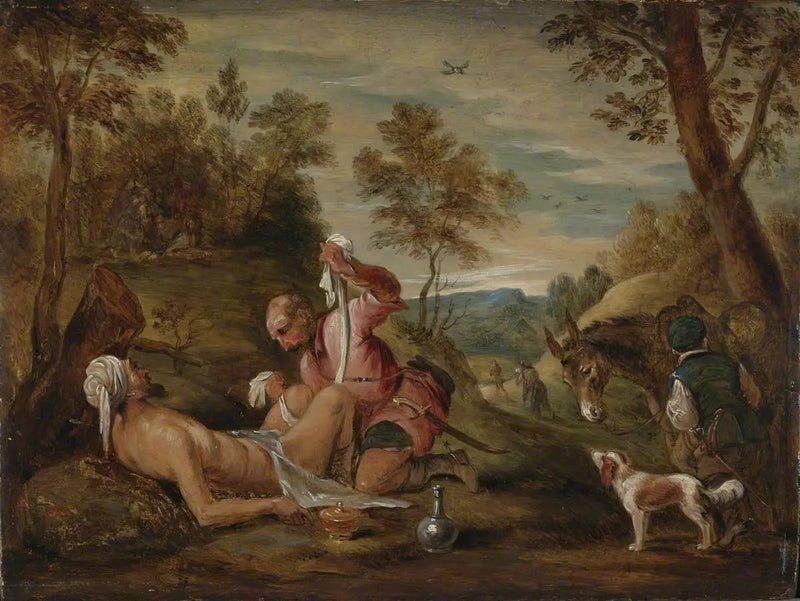 El Buen Samaritano (según Francesco Bassano) - David Teniers el Joven