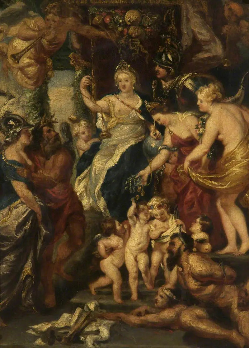 La felicidad de la regencia - Peter Paul Rubens