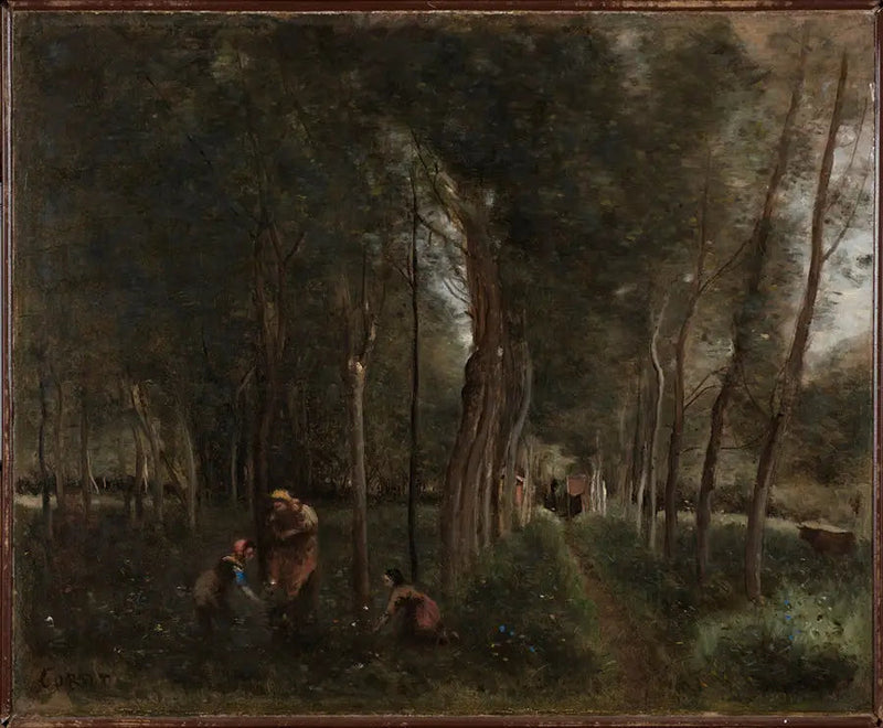 El bosque Dubuisson en Brunoy - Jean-Baptiste Camille Corot