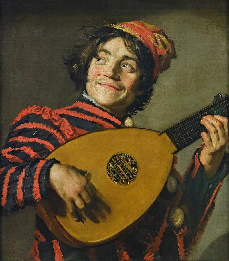 El bufón con laúd - Frans Hals