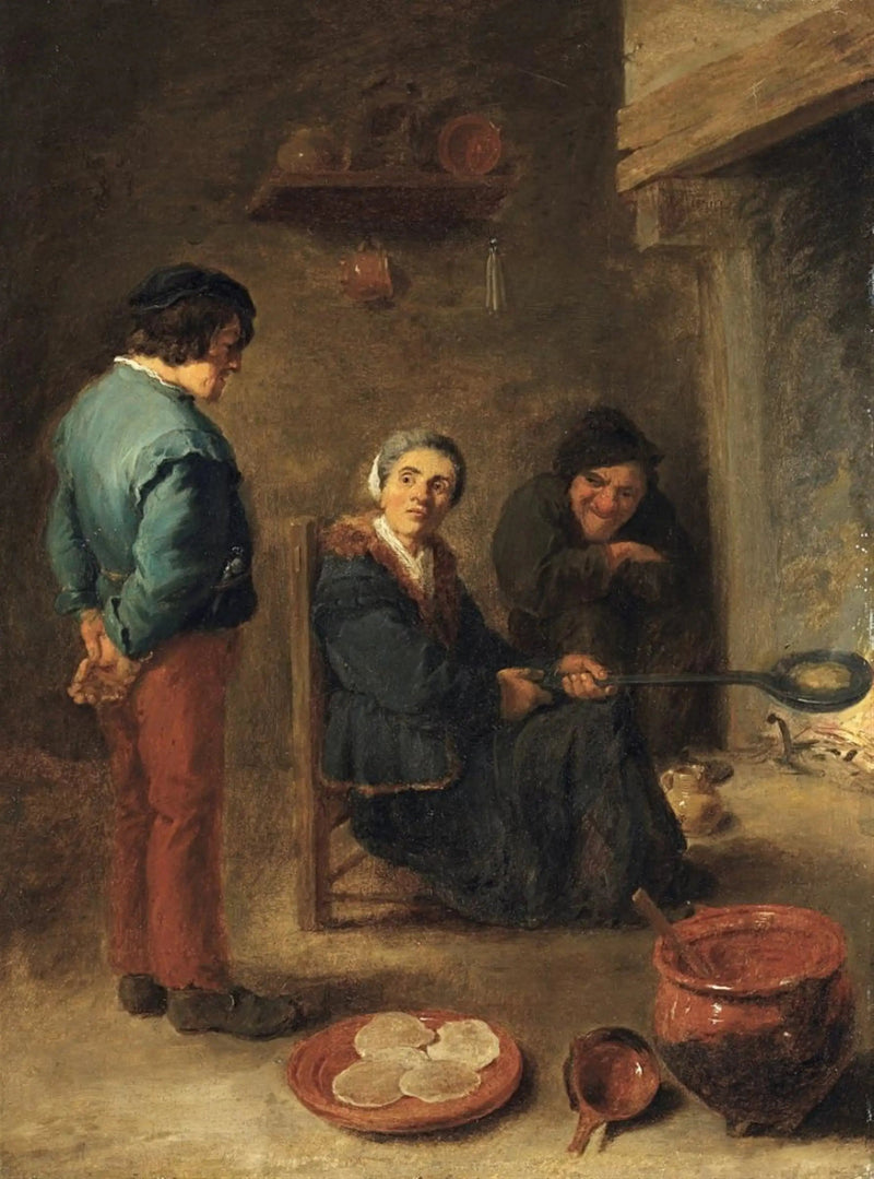 El panadero de crepes - David Teniers el Joven