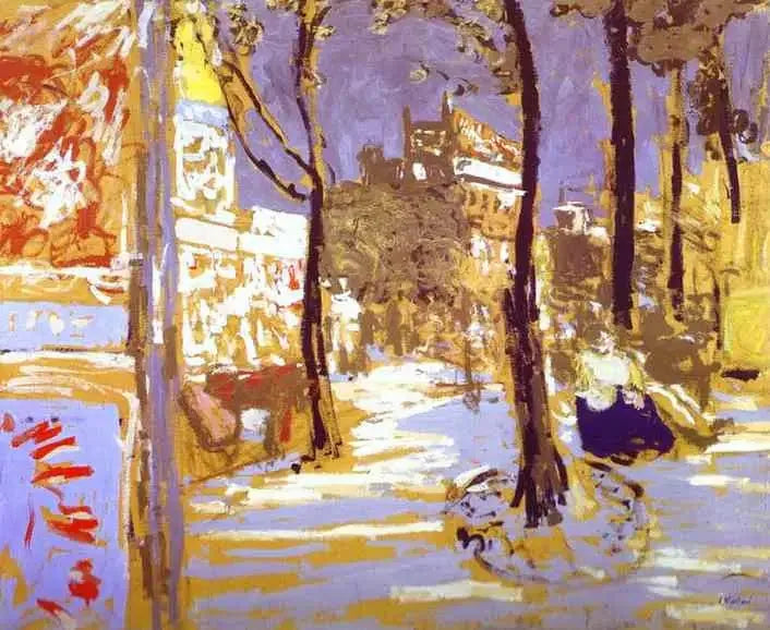 El bulevar de los Battignolles - Édouard Vuillard