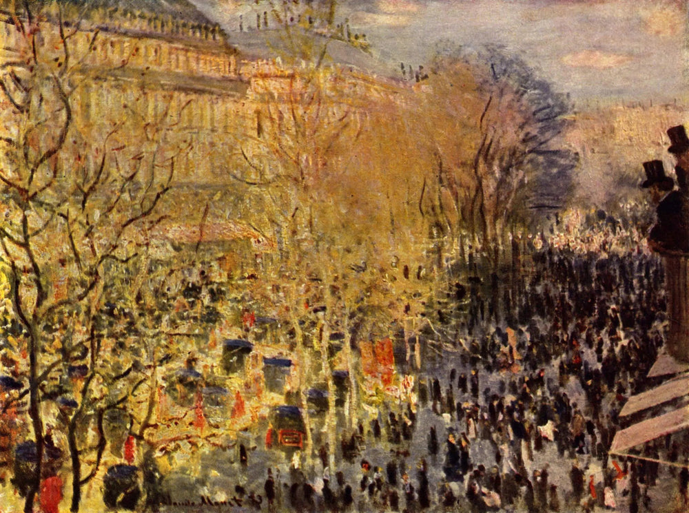 Le Boulevard des Capucines - Claude Monet image 1 tableau peint à l’huile sur toile