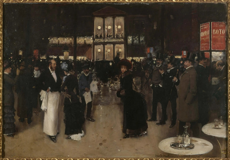 El bulevar Montmartre, de noche, frente al teatro de las Variétés - Jean Béroud