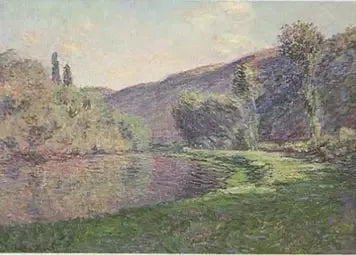 El Brazo de Jeufosse, efecto de final de la tarde - Claude Monet