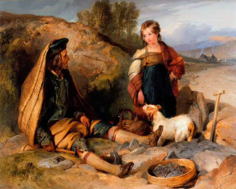 El rompedor de piedras y su hija - Edwin Henry Landseer
