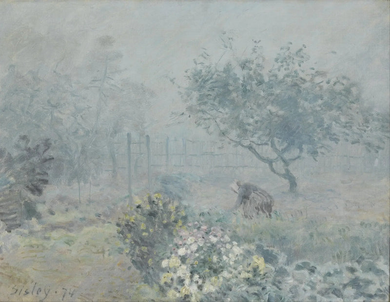 La Niebla, Vecinos - Alfred Sisley