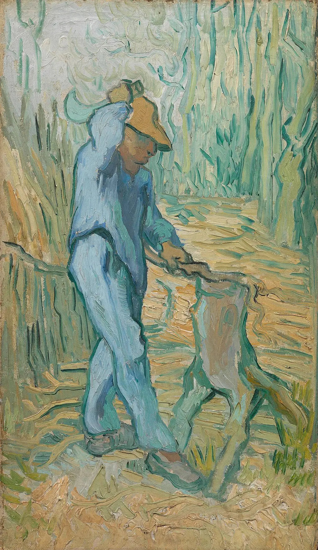 Le Bûcheron (d'après Millet) - Vincent van Gogh image 1 reproduction artisanale de tableau