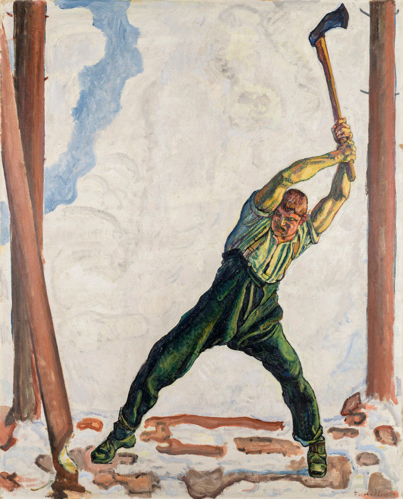 El leñador - Ferdinand Hodler