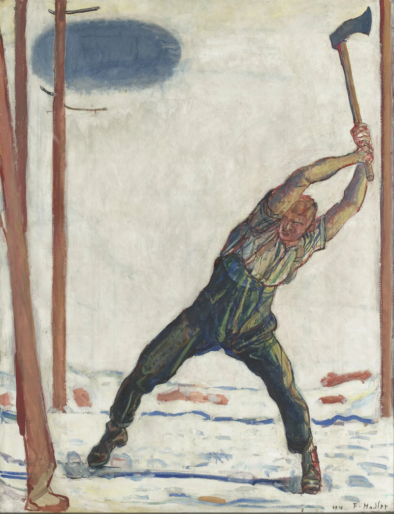 El leñador - Ferdinand Hodler