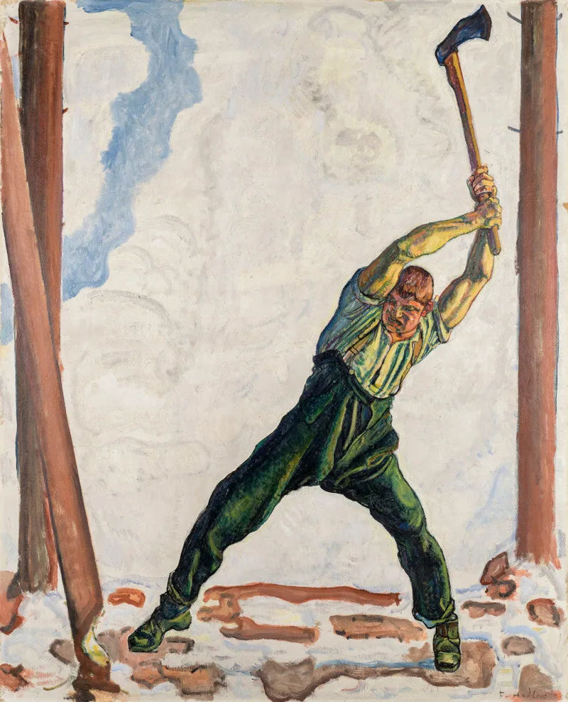 El leñador - Ferdinand Hodler