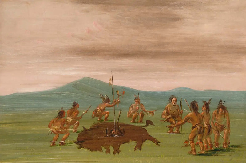 El búfalo medicinal de los Sioux - George Catlin