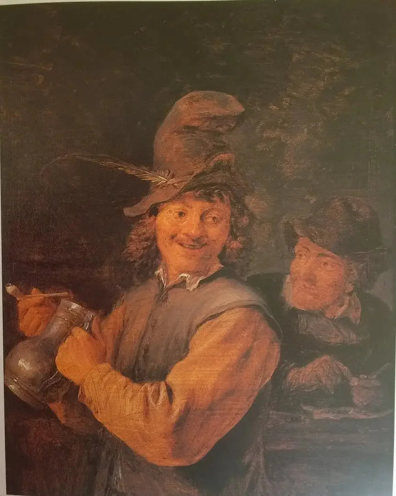 El bebedor fumador - David Teniers el Joven