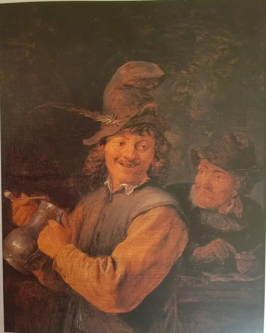 El bebedor fumador - David Teniers el Joven
