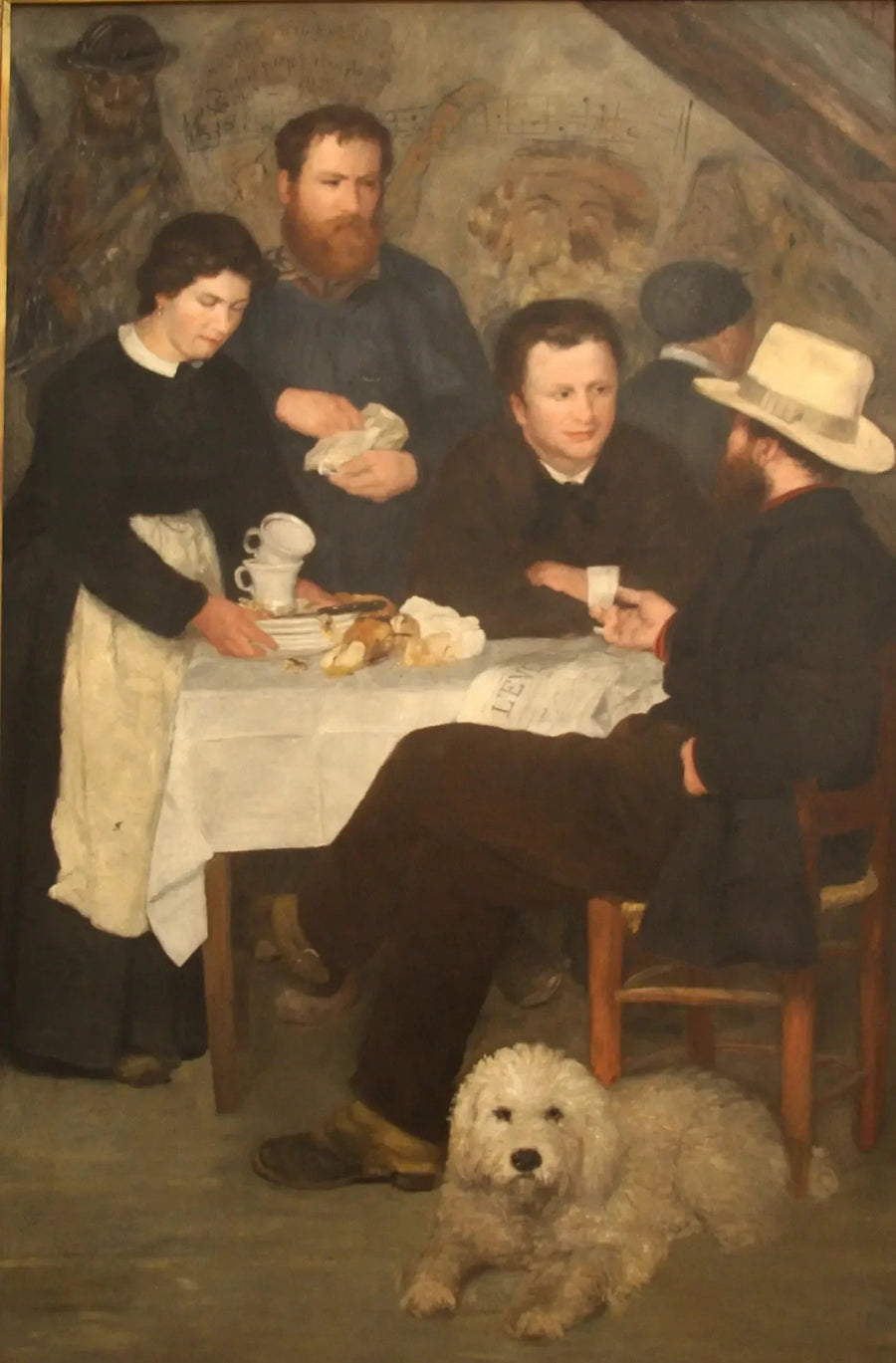 El cabaret de la Madre Antony - Pierre-Auguste Renoir