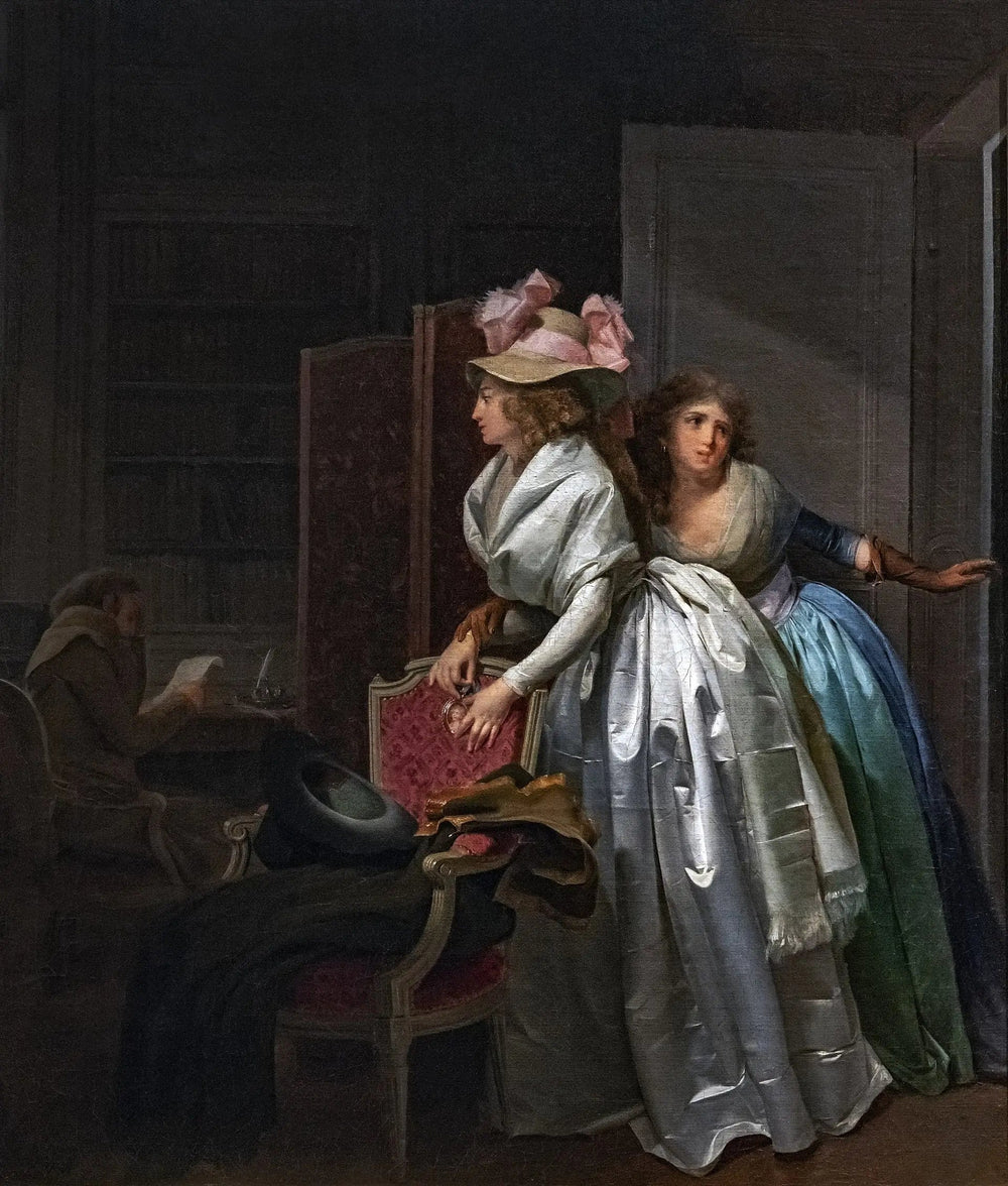 Le Cadeau délicat - Louis-Léopold Boilly image 1 tableau peint à l’huile sur toile