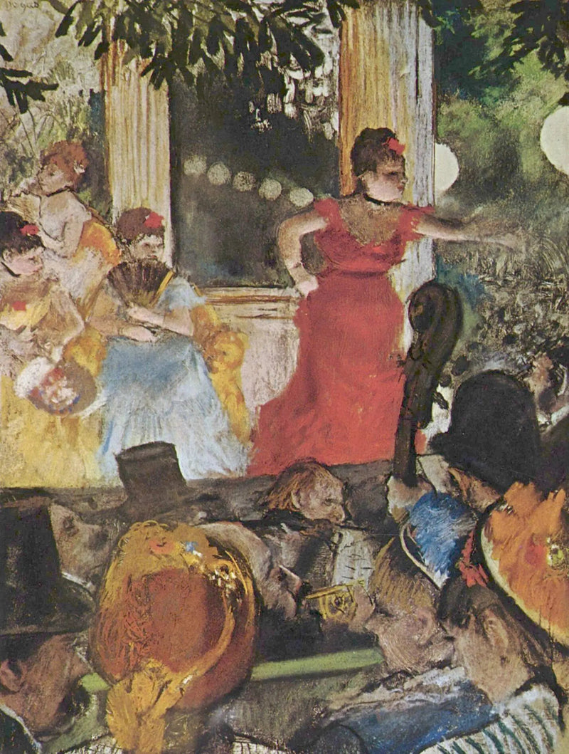 El Café-concierto en los embajadores - Edgar Degas