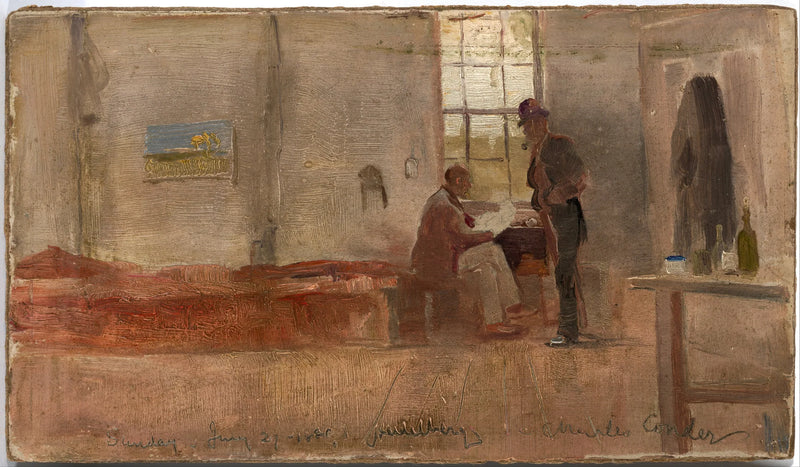 El campamento de los impresionistas - Charles Conder