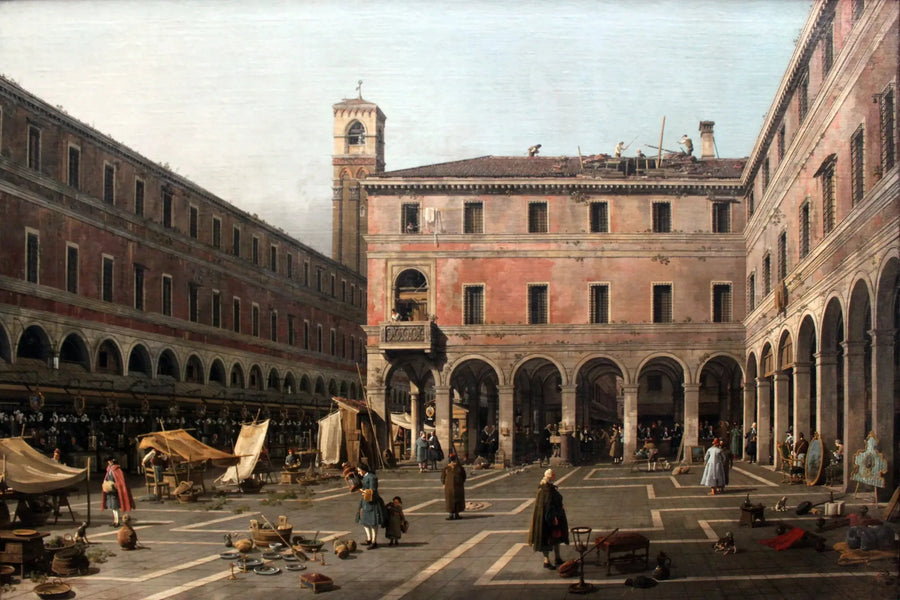 El Campo del Rialto - Canaletto