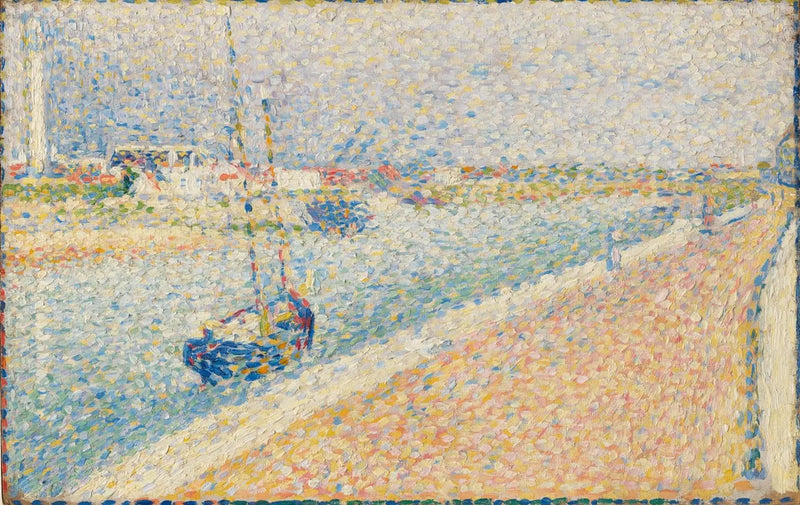El Canal en Gravelines, Petit-Fort-Philippe - Georges Seurat