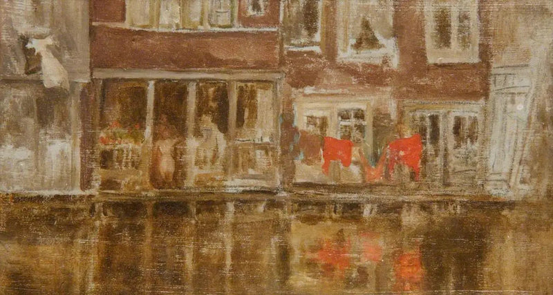 El canal de Ámsterdam - James Abbott McNeill Whistler