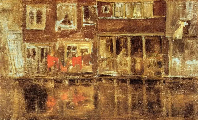 El canal de Ámsterdam - James Abbott McNeill Whistler