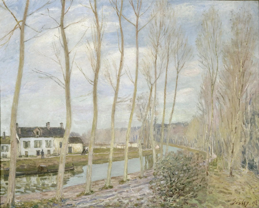 El Canal del Loing - Alfred Sisley