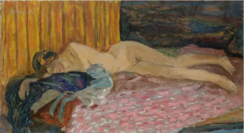 EL SOFÁ ROSA - Pierre Bonnard