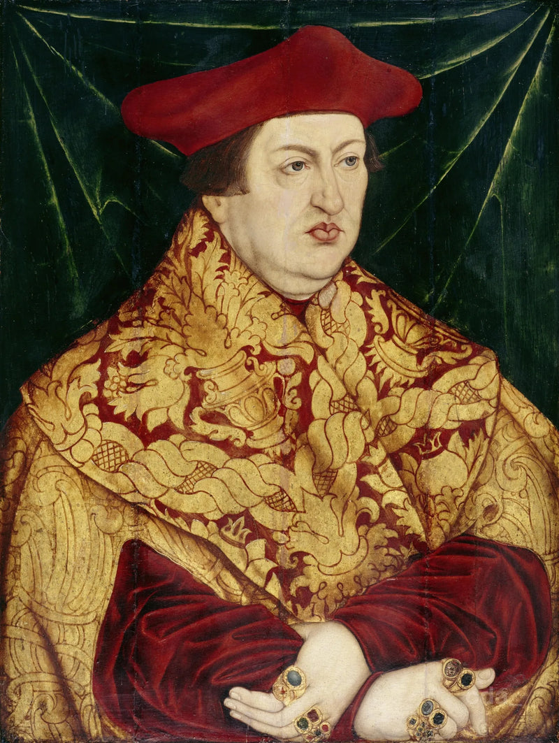el cardenal Alberto de Brandeburgo - Lucas Cranach el Viejo