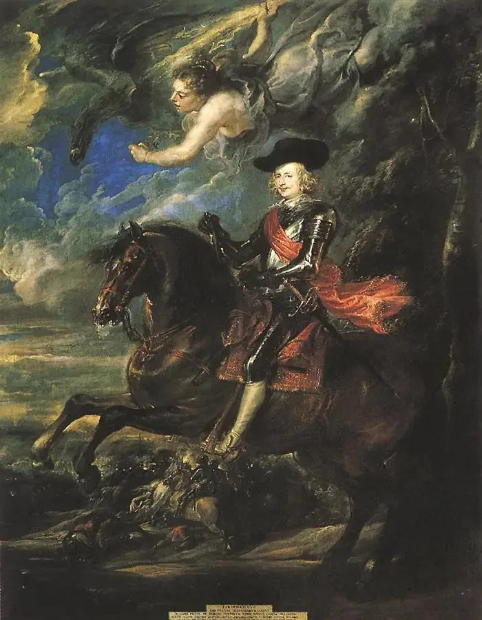 El cardenal-infante Don Fernando de Austria, en la batalla de Nördlingen - Peter Paul Rubens