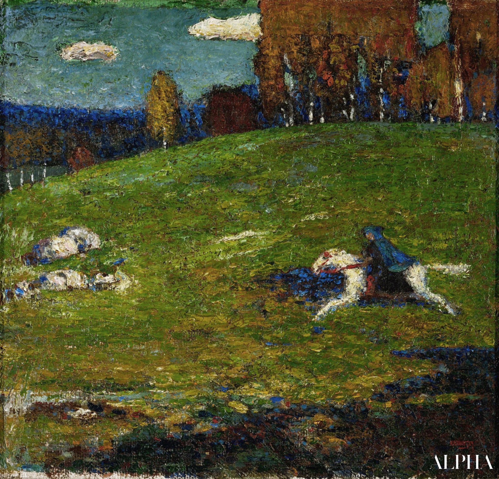 Le Cavalier bleu - Vassily Kandinsky - Reproductions de tableaux et peintures haut de gamme
