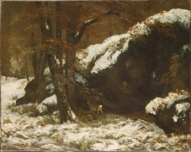 El ciervo - Gustave Courbet
