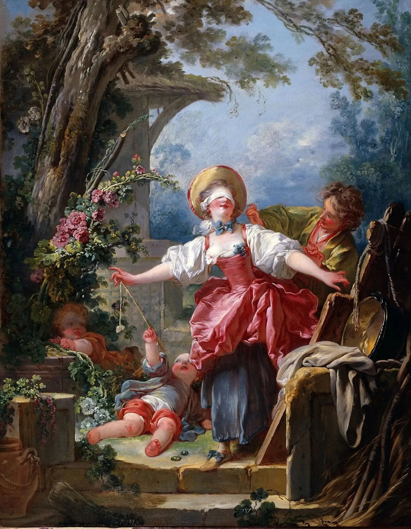 El gamuza del ciego - Jean-Honoré Fragonard