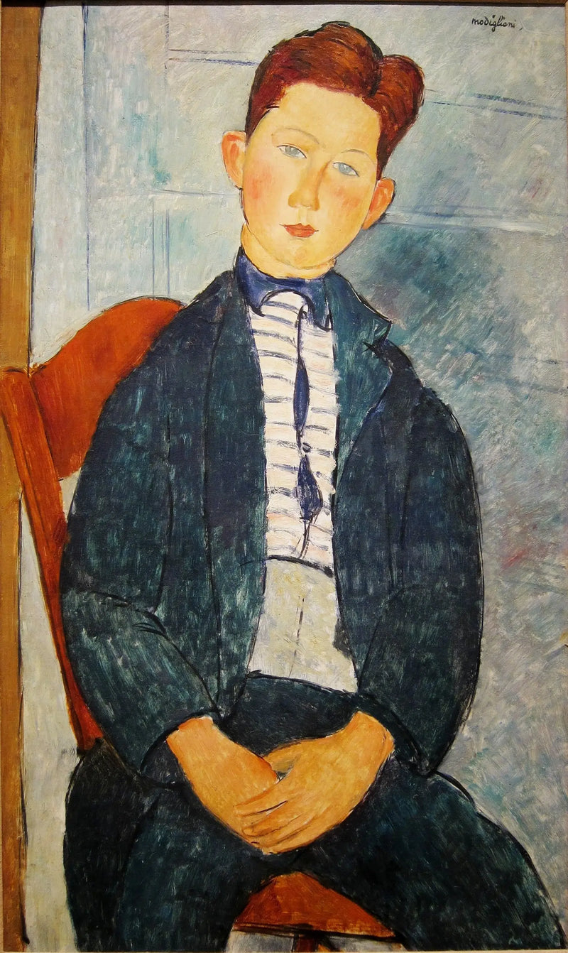 El Suéter a rayas - Amedeo Modigliani