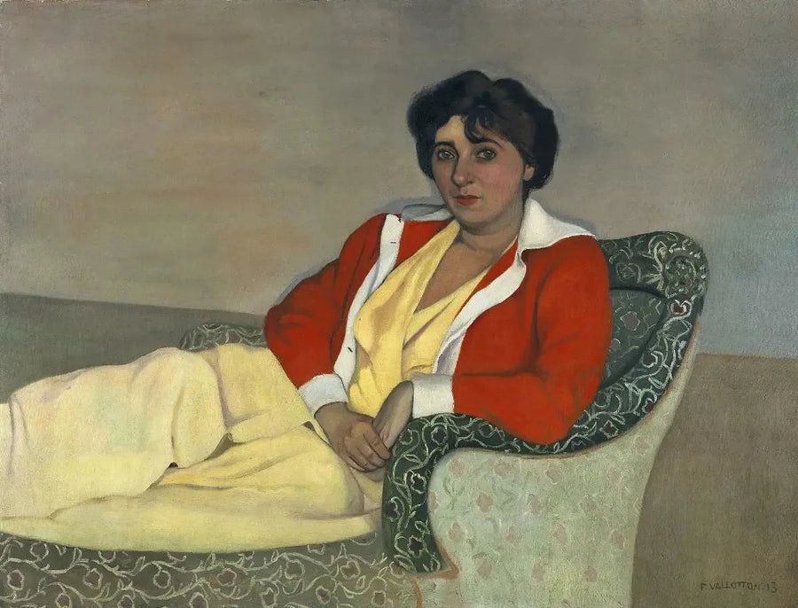 La sudadera roja - Félix Vallotton