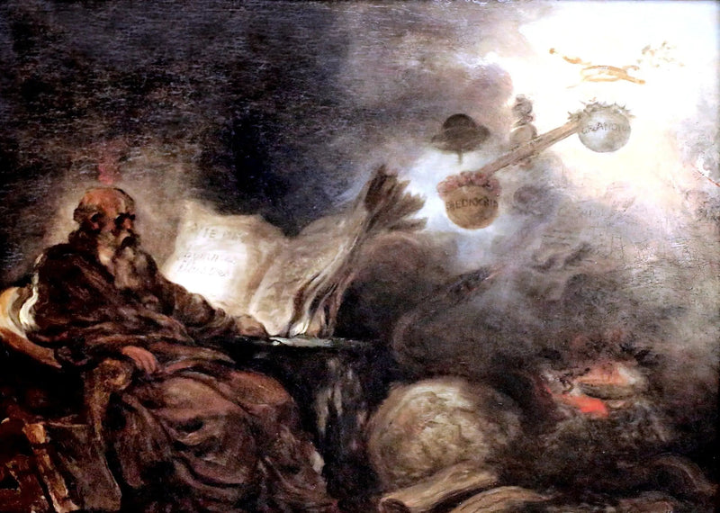 El canto de Plutarco - Jean-Honoré Fragonard