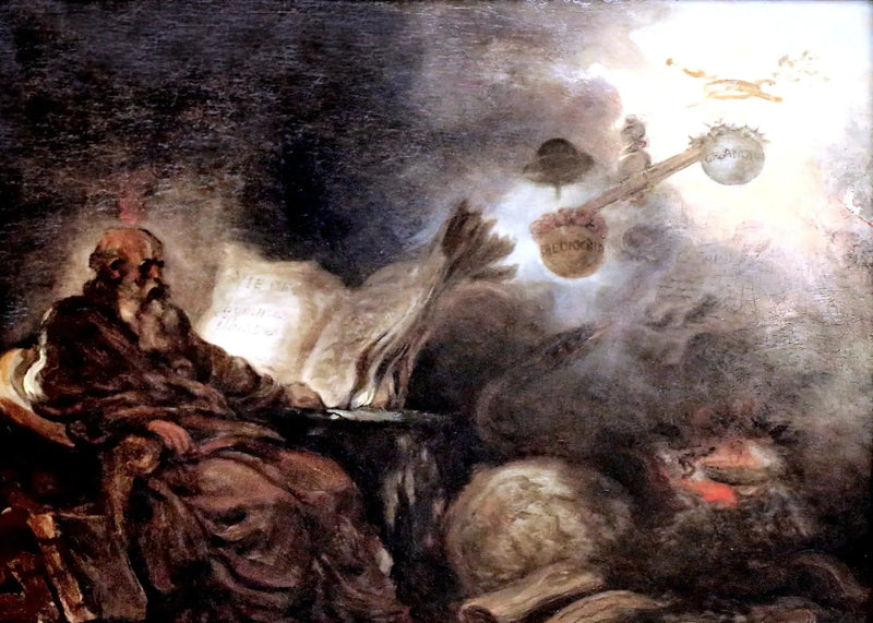 El canto de Plutarco - Jean-Honoré Fragonard