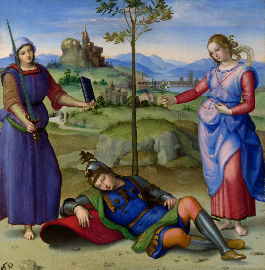 El Canto del caballero - Rafael Sanzio
