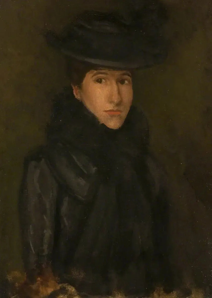 El Sombrero Negro - Señorita Rosalind Birnie Philip; 1900-1902 - James Abbott McNeill Whistler