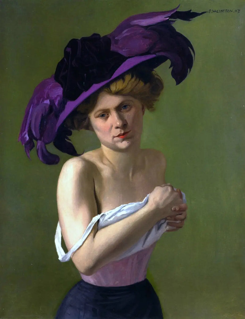 El Sombrero Violeta - Félix Vallotton