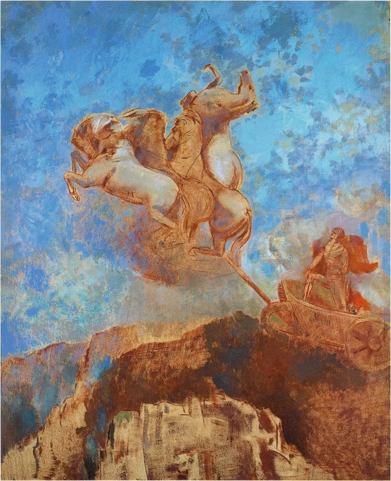 El carro de Apolo - Odilon Redon