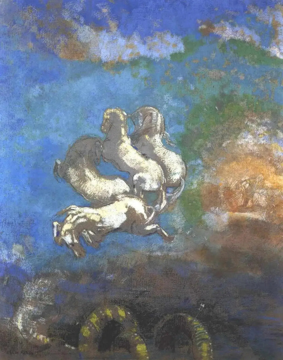 El carro de Apolo - Odilon Redon