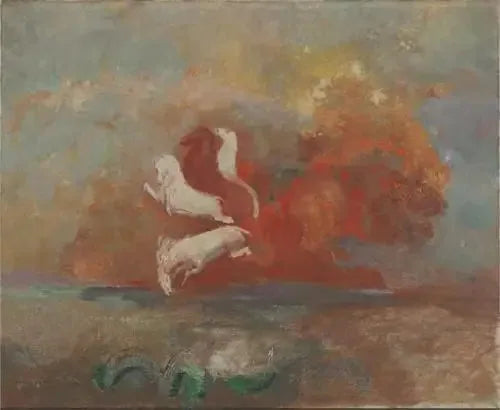 El Carro de Apolo - Odilon Redon